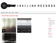 Tablet Screenshot of inkilinorecords.net